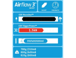 Pistola pneumatica Airflow 3 Sachet